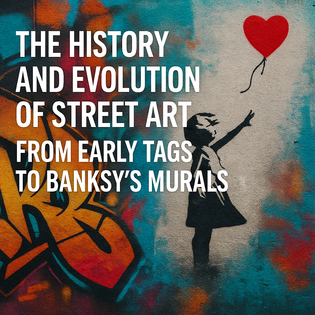 The History and Evolution of Street Art: From Early Tags to Banksy’s Murals