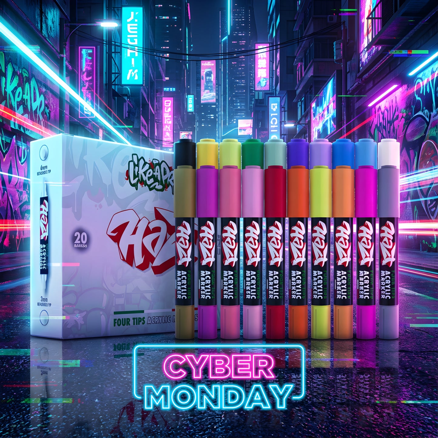 Cyber Monday  WEEK  -  Halt Colors (20 Markers)