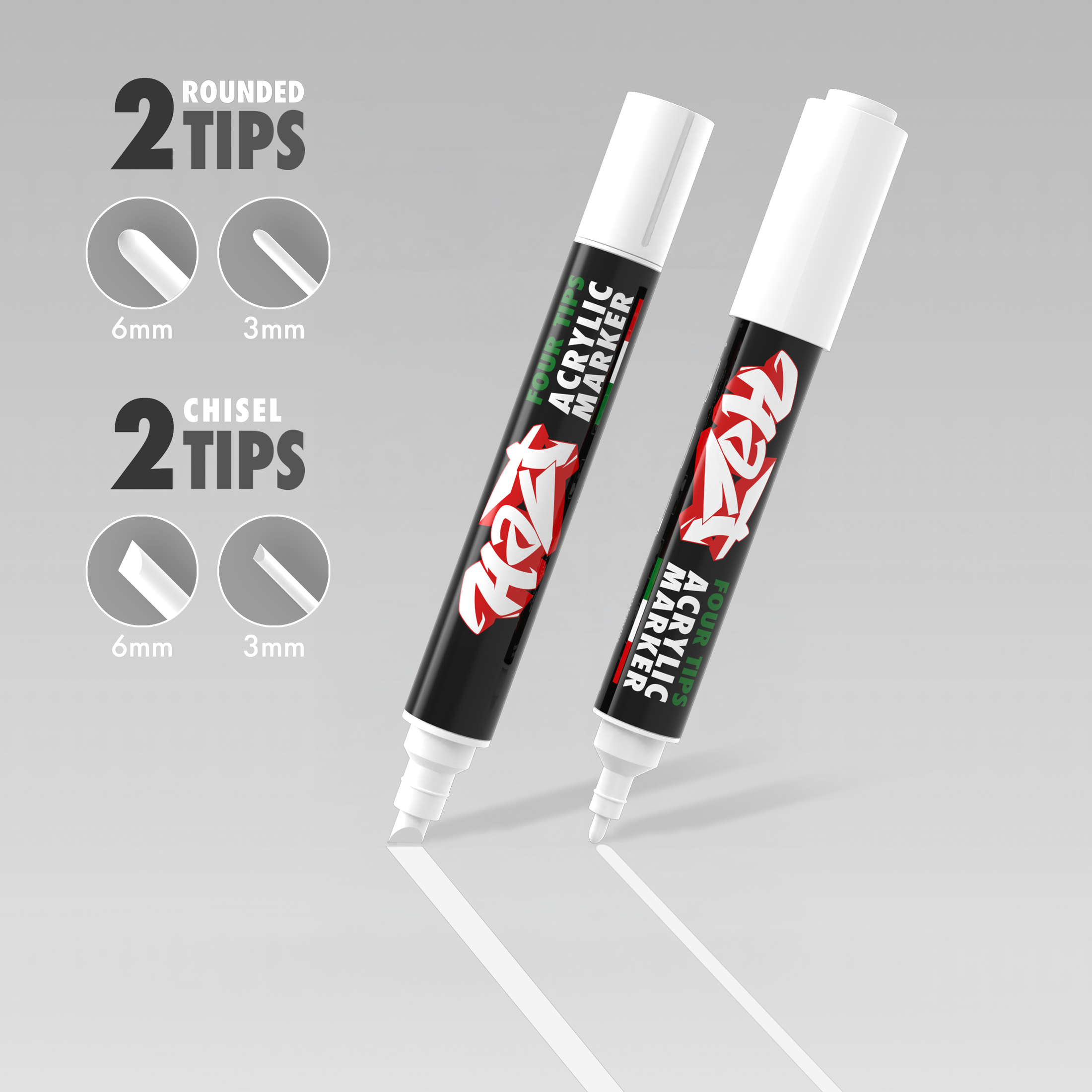 Acrylic Marker 4Tips